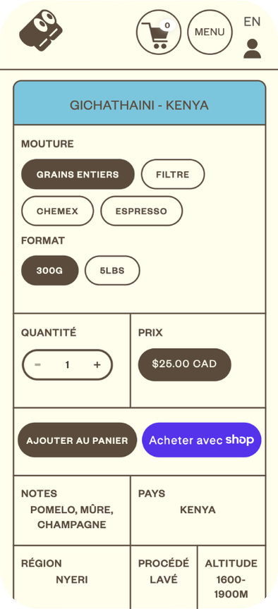 Mobile commerce experience